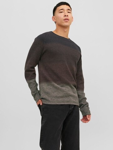 Coupe regular Pull-over 'Hill' JACK & JONES en mélange de couleurs : devant