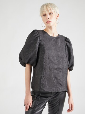 minus Blouse 'Emie' in Zwart: voorkant