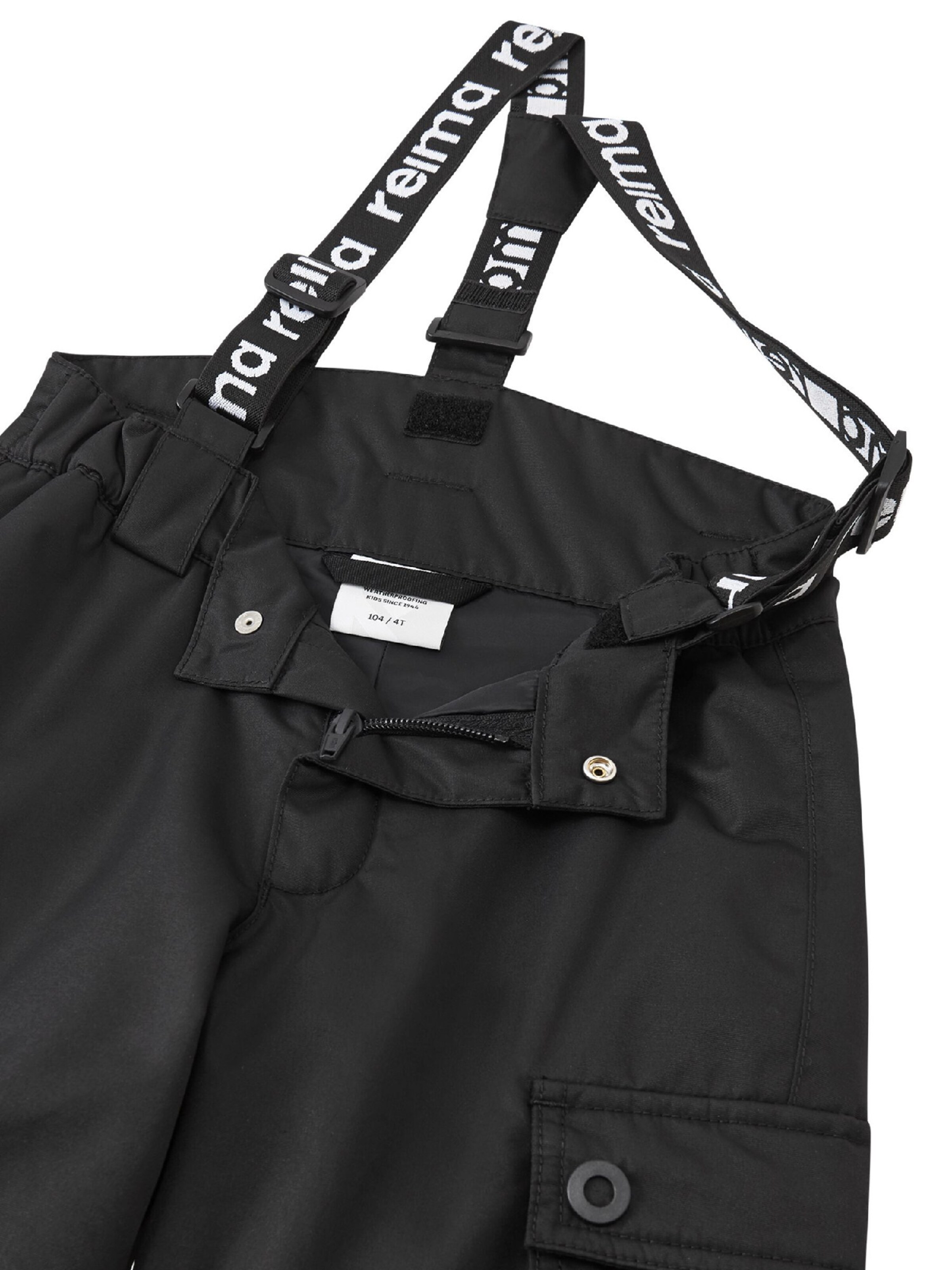 Regular Pantalon d'extérieur ' Tiksi ' Reima en noir