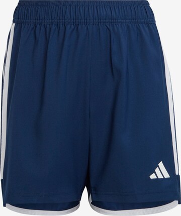 Pantalon de sport 'Tiro 23 ' ADIDAS PERFORMANCE en bleu : devant