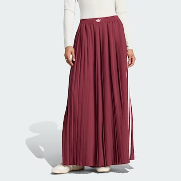 ADIDAS ORIGINALS - Pierna ancha Pantalón en rojo: frente