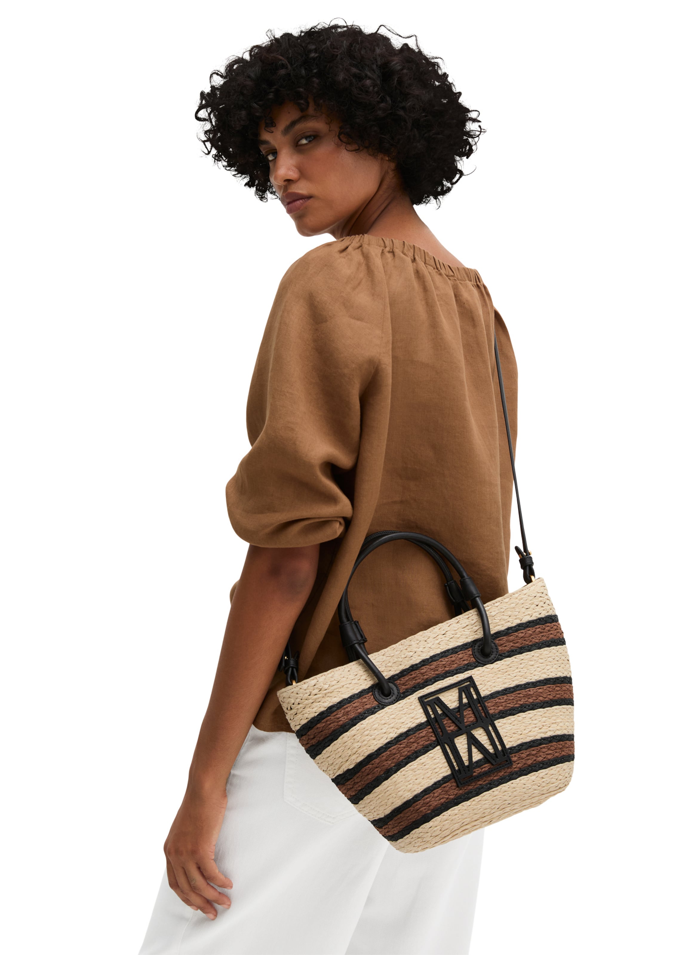 Marc O'Polo Shopper in Gelb: Vorderseite