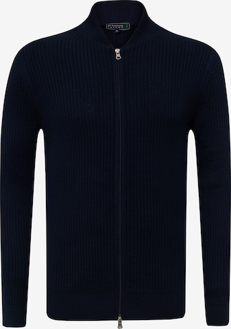 Sir Raymond Tailor Knit Cardigan 'Milan' in Black: front