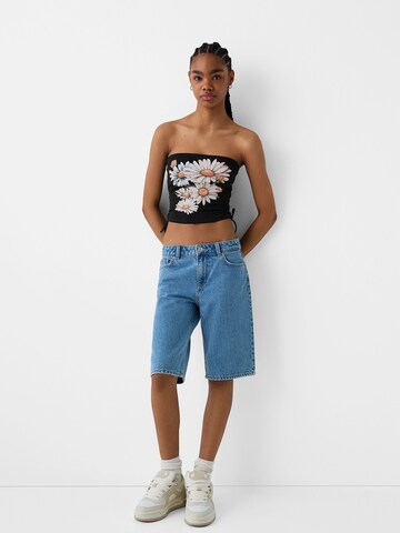 Bershka Top - fekete