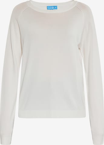 Pull-over SANIKA en blanc : devant