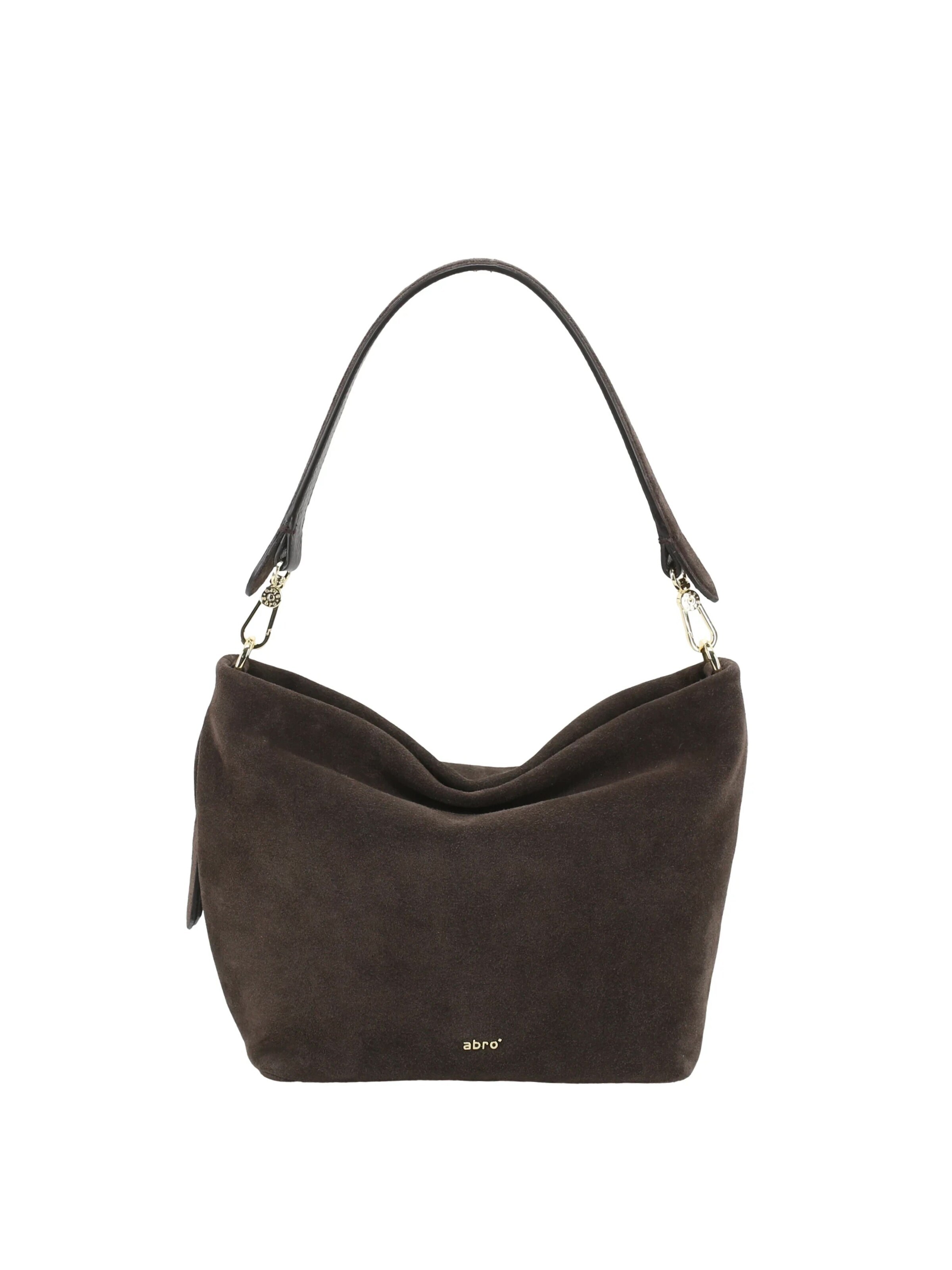 ABRO Shoulder Bag 'EBONY' in Brown: front
