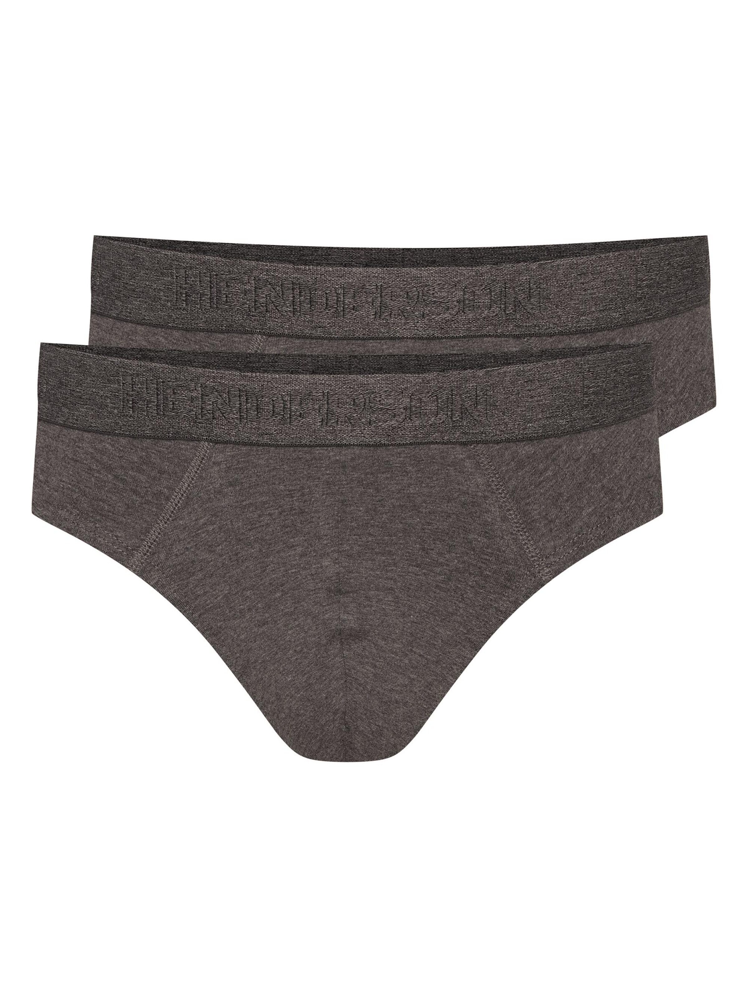 Henderson Slip 'Boxershorts Doppelpack aus Baumwolle Mix Atmungsaktiv bequem Move' in Wit: voorkant
