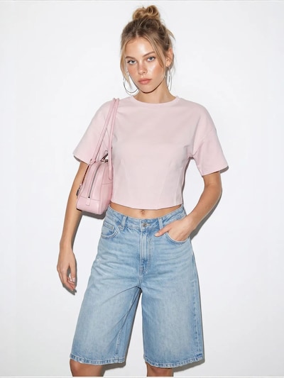 Bianco Lucci Shirt in S in puder, Produktansicht