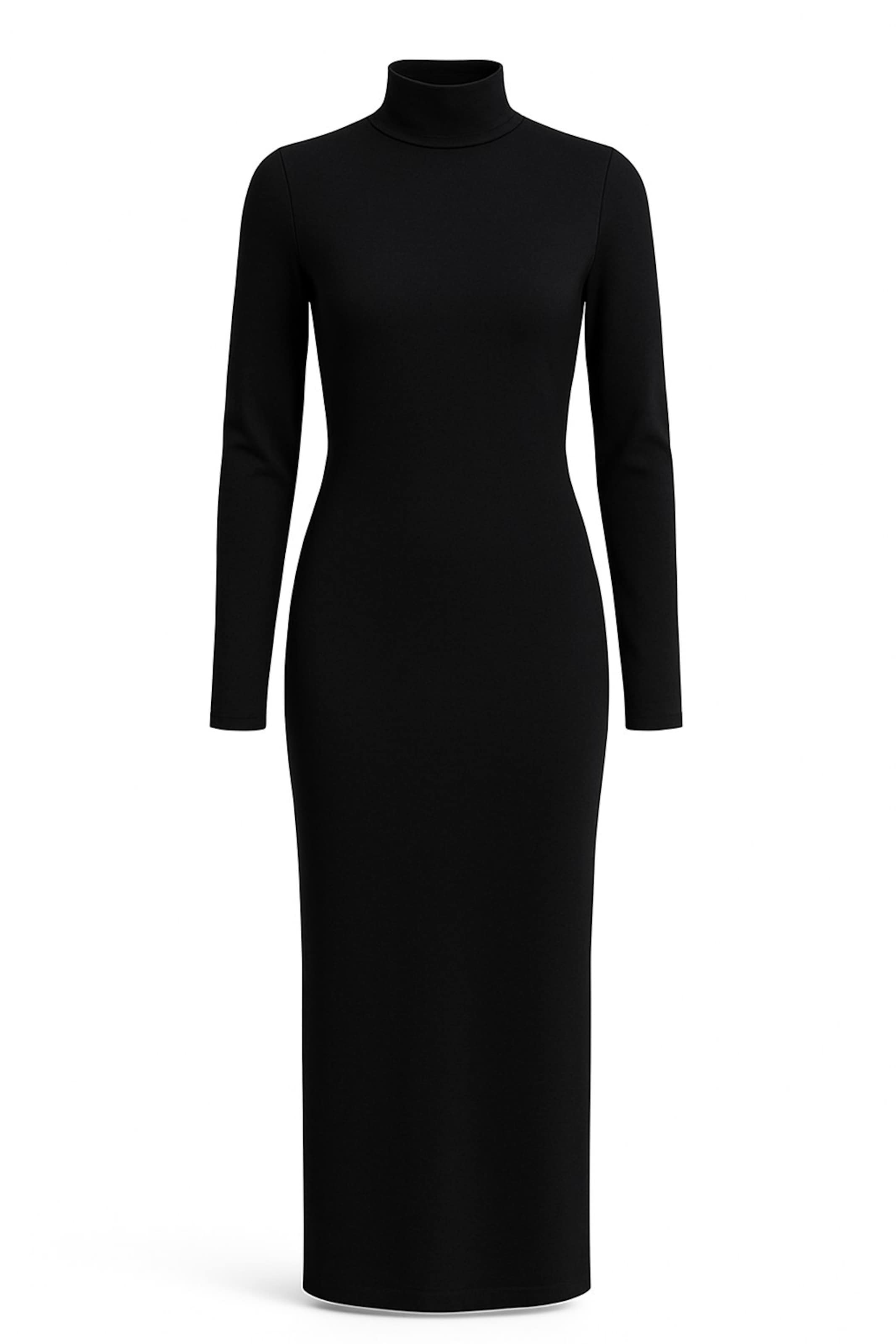 LYN MAMA Jurk in Zwart: voorkant