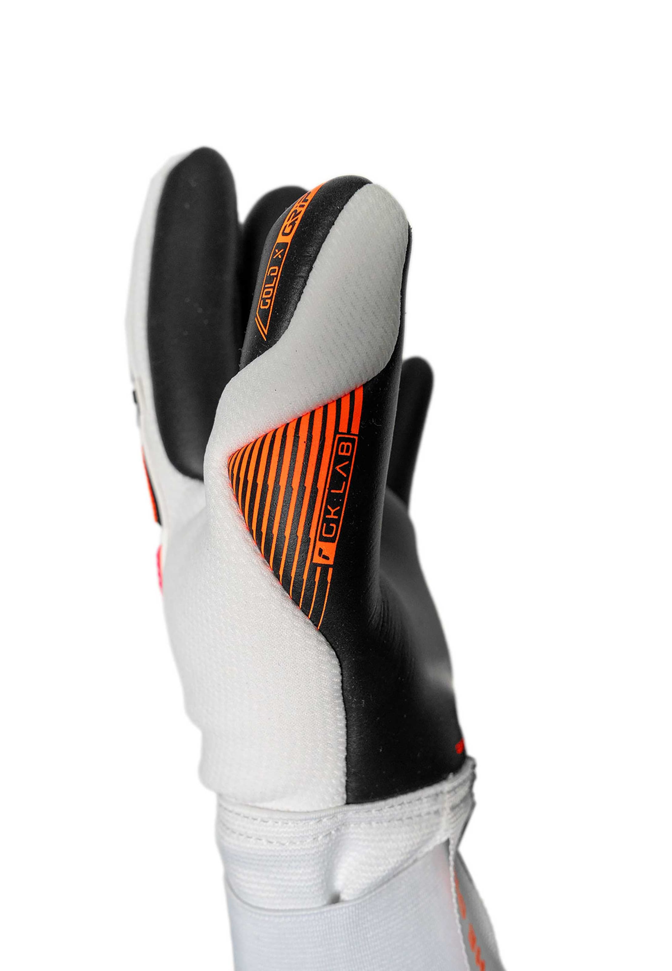 REUSCH Sports gloves 'Attrakt Freegel Gold X' in White