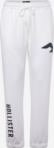 HOLLISTER Παντελόνι σε λευκό: μπροστά