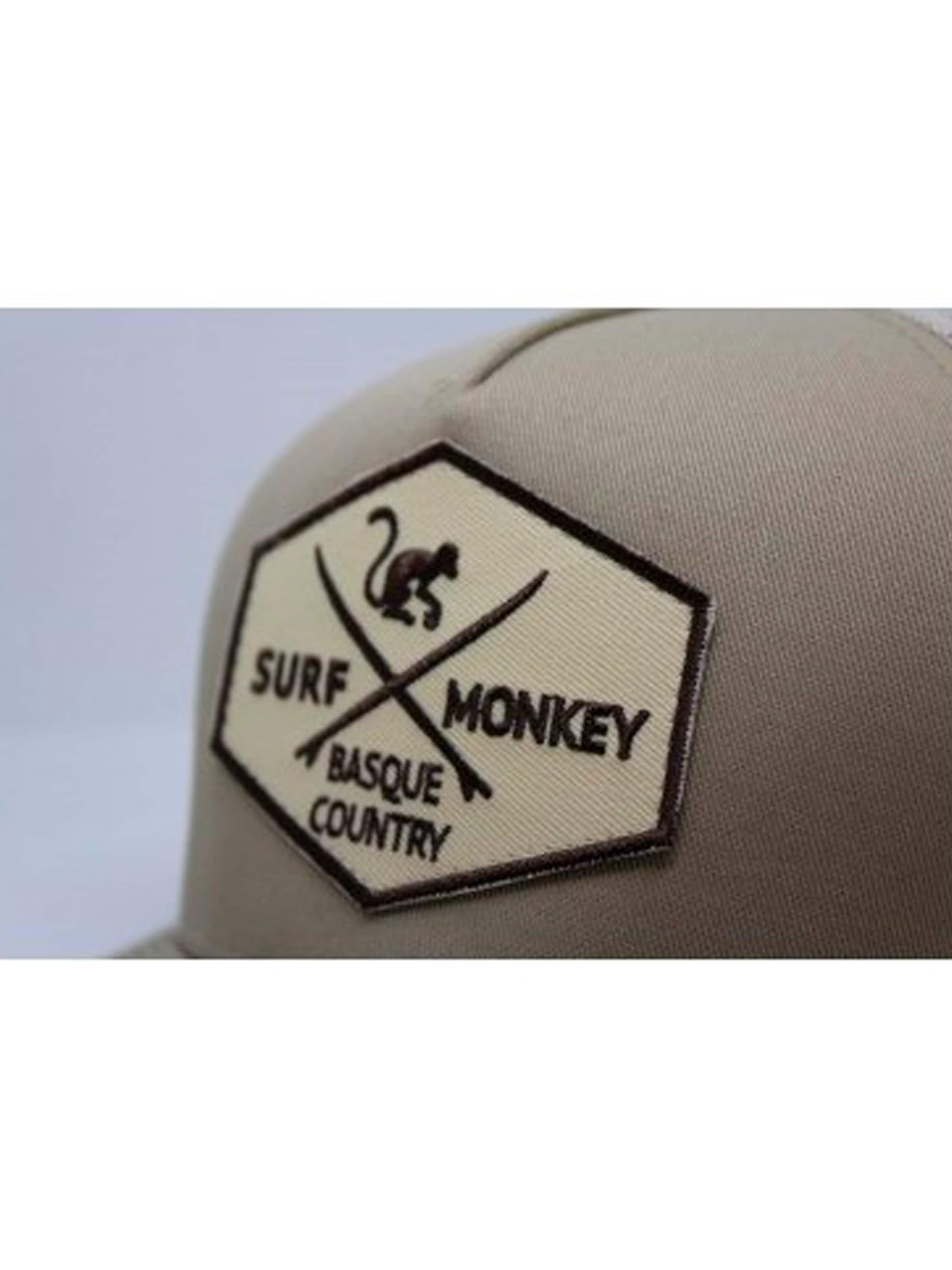 Surf Monkey Athletic Cap in Red