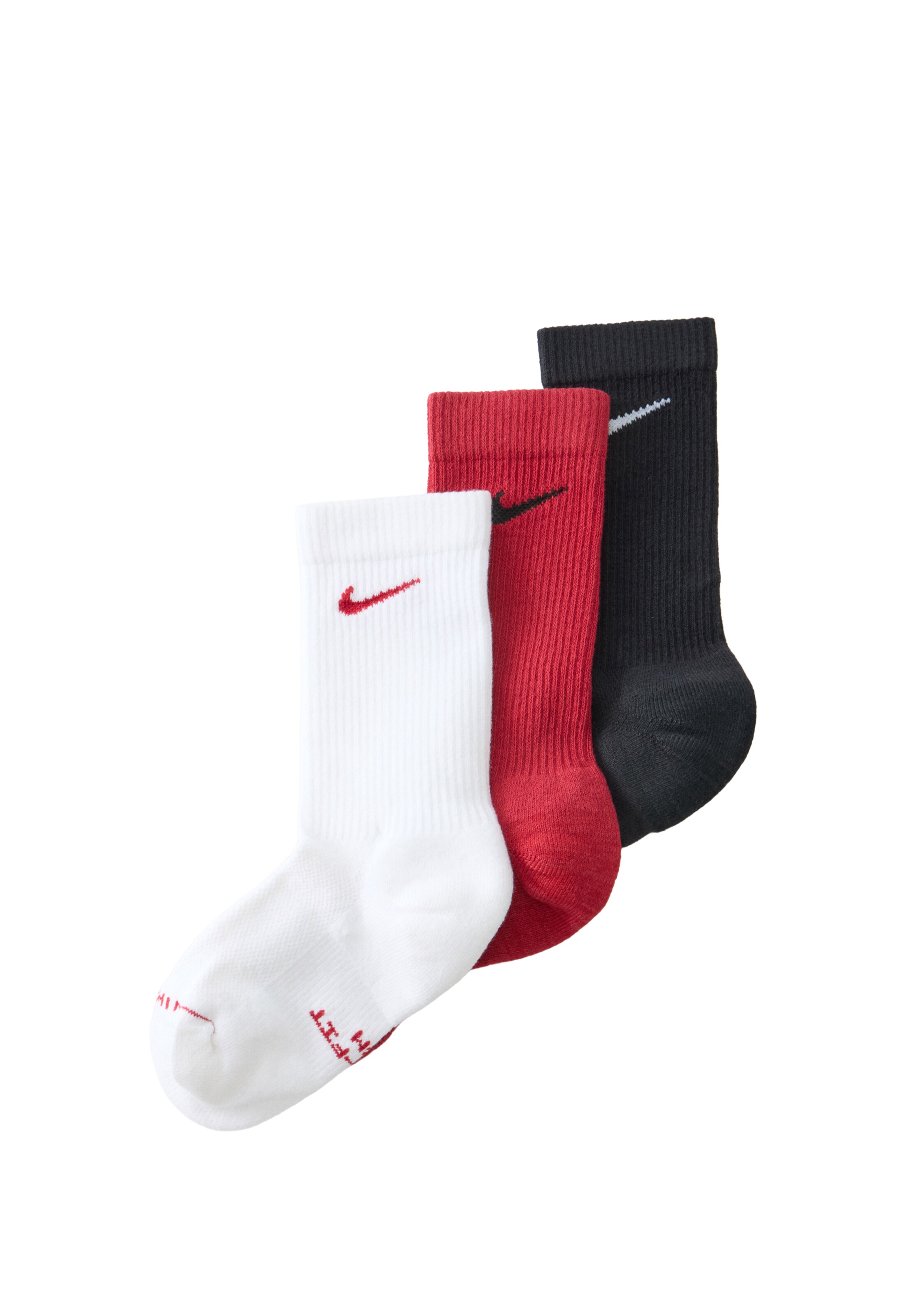 NIKE Sportsocken in 34-38 in rot / schwarz / weiß, Produktansicht