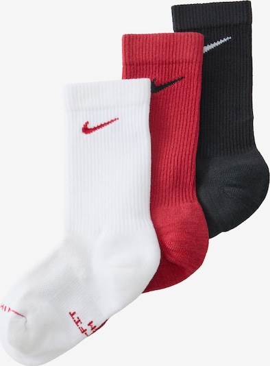 NIKE Sportsocken in 34-38 in rot / schwarz / weiß, Produktansicht