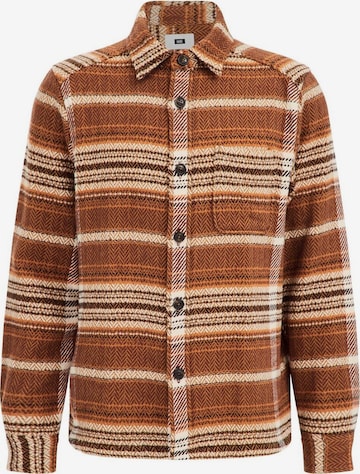 WE Fashion Between-Season Jacket in Brown: front