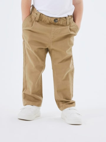 NAME IT Normální Kalhoty 'Ryan' – béžová: přední strana