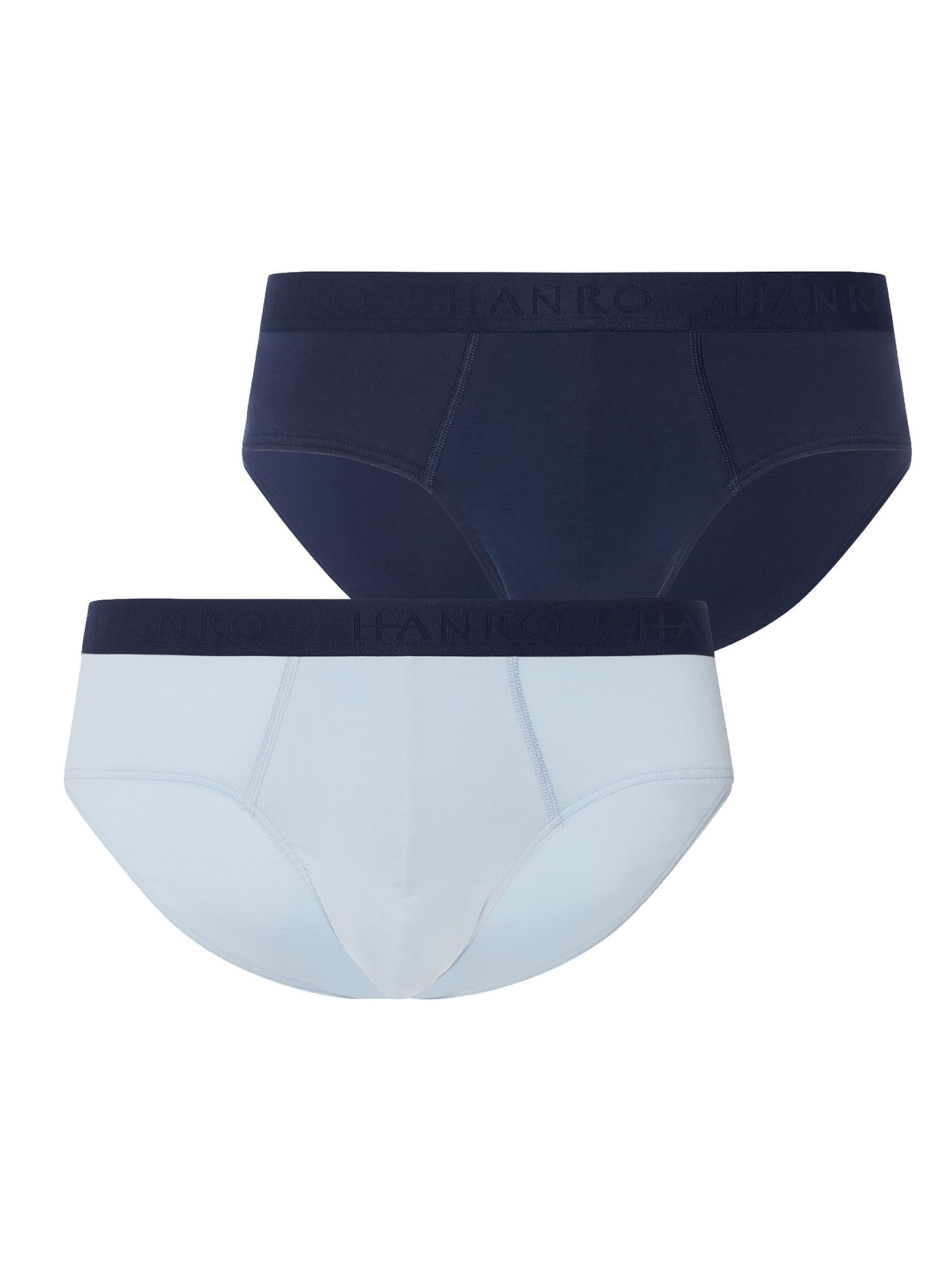 Hanro Slip 'Essentials' in Blauw: voorkant