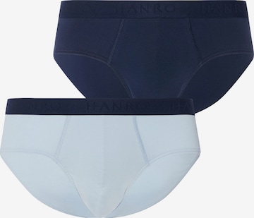 Hanro Slip 'Essentials' in Blauw: voorkant