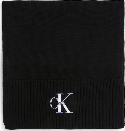 Calvin Klein Jeans Scarf in Black / White, Item view