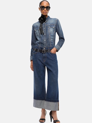 PINKO Shirt 'PINKO CASTELDORIA CAMICIA LIGHT DENIM CAMICIA' in Blue