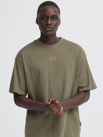 BLEND Shirt ' BHKyle Backprint ' in Green: front