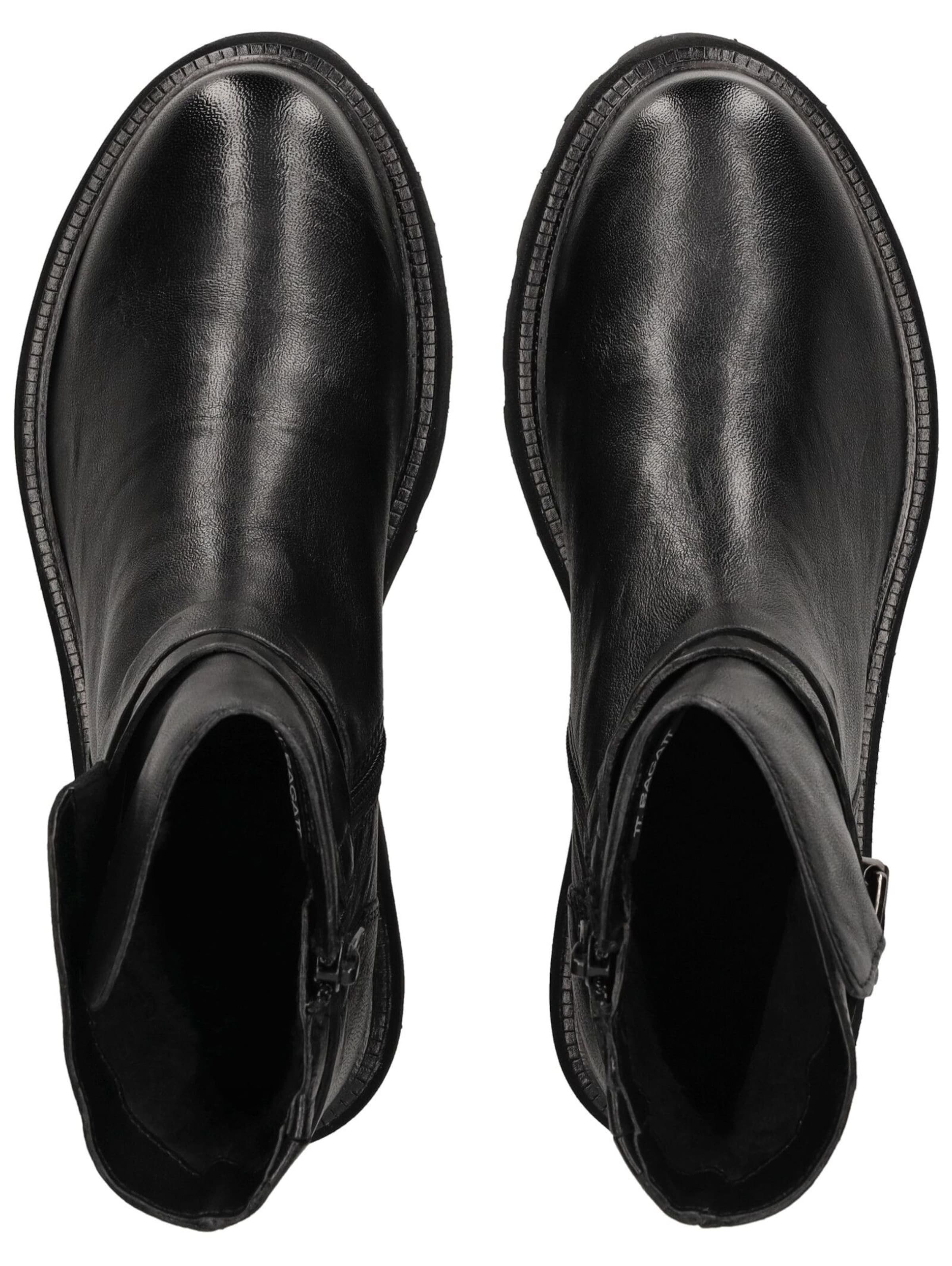 TT. BAGATT Enkellaarsjes in Zwart