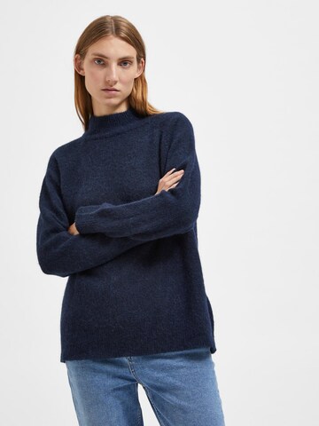 SELECTED FEMME Sweater 'Lulu' in Blue
