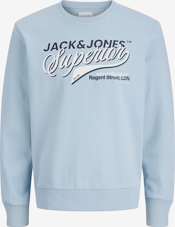 Sweat Jack & Jones Junior en bleu : devant