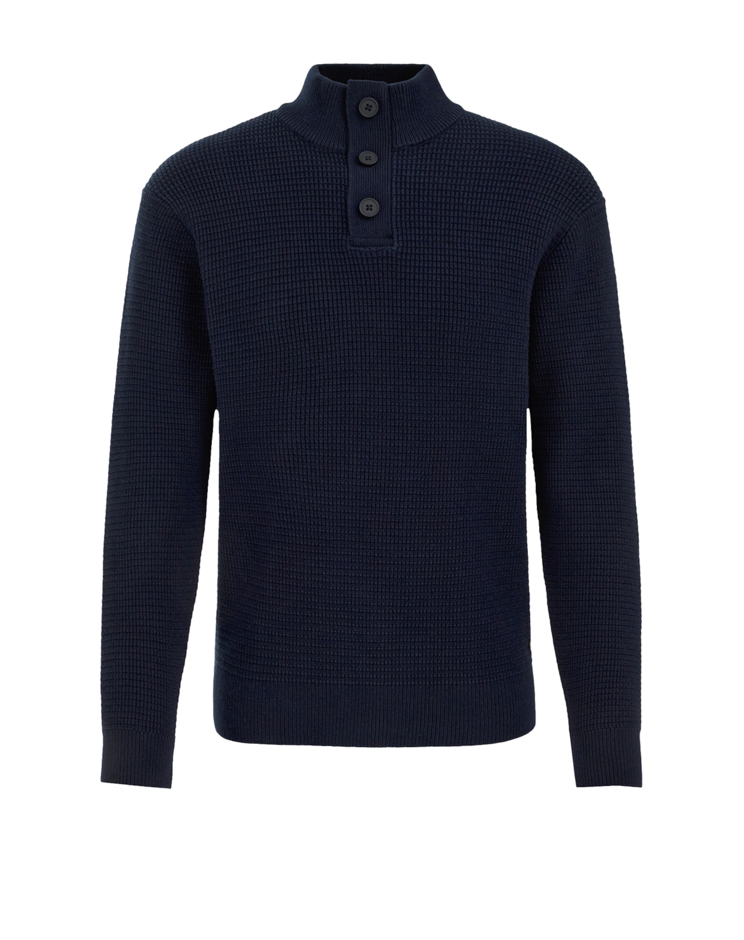 WE Fashion Пуловер в синьо: отпред