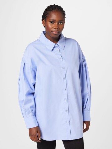 Noisy may Blouse in Blue: front