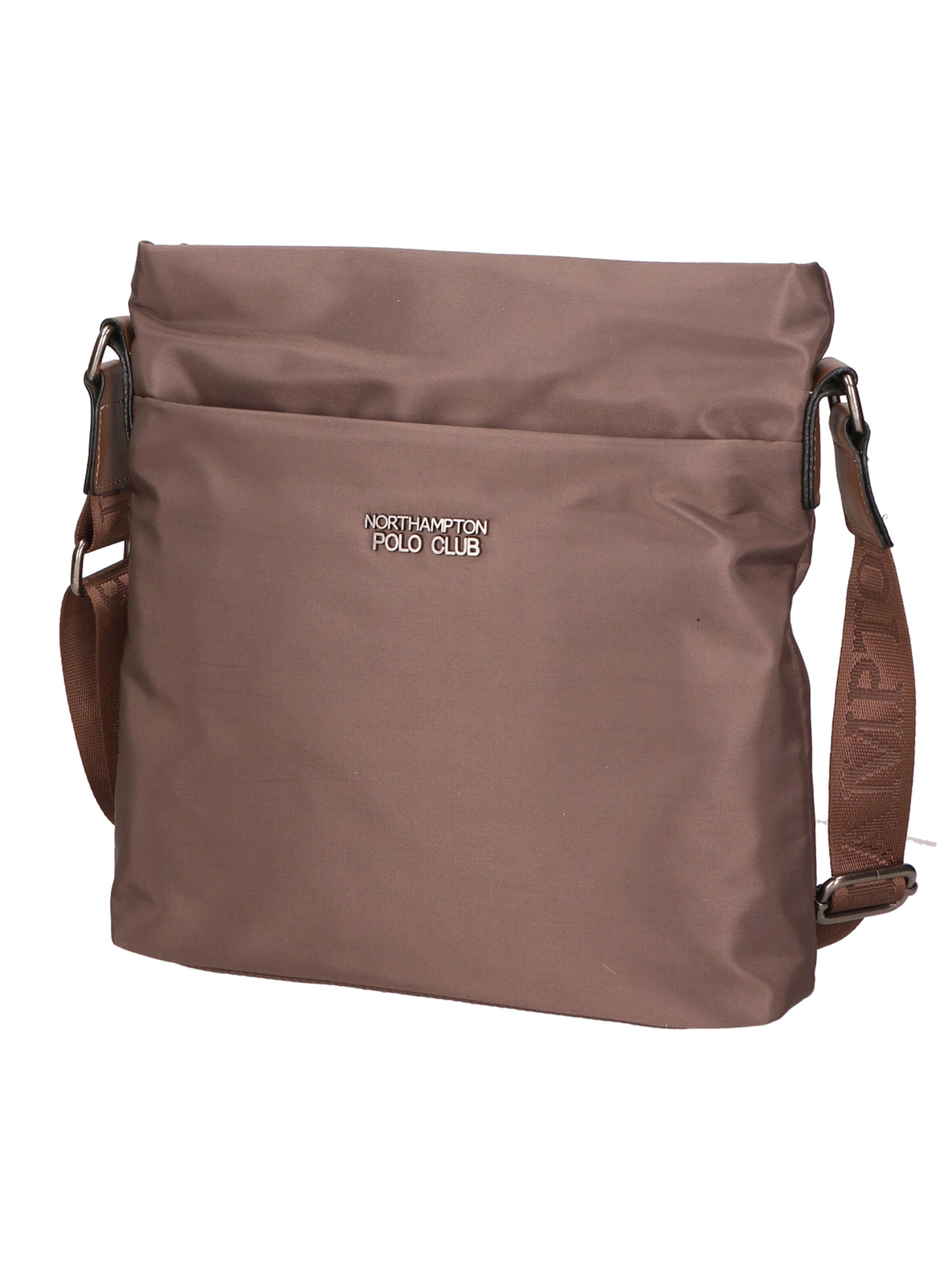 Borsa a tracolla di Northampton Polo Club in marrone: frontale