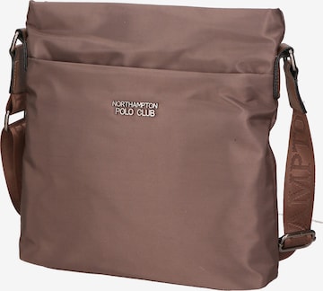 Northampton Polo Club Schultertasche in Braun: Vorderseite