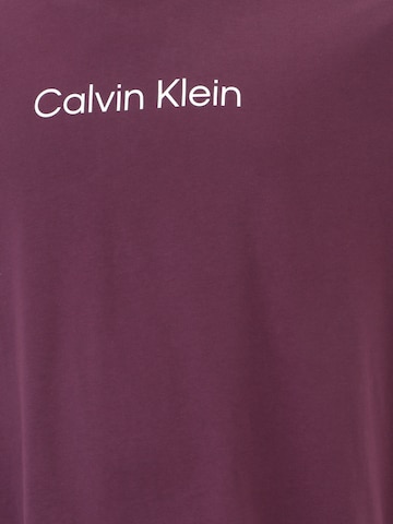 Calvin Klein Big & Tall Μπλουζάκι 'HERO' σε λιλά