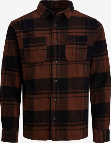 JACK & JONES Regular fit Tussenjas 'Logan' in Bruin: voorkant