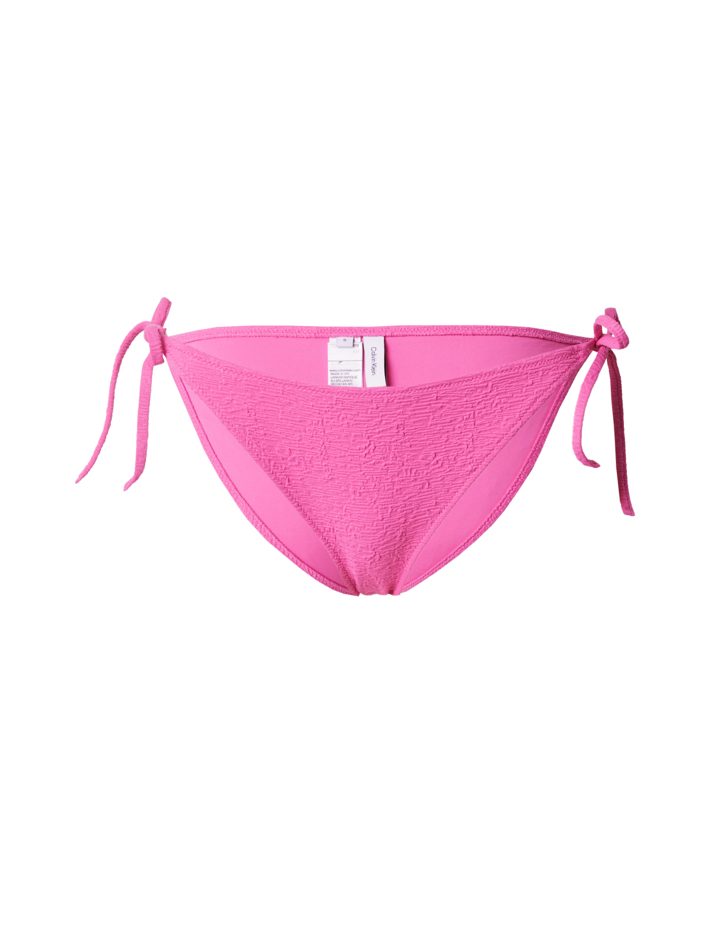 Bas de bikini Calvin Klein Swimwear en rose : devant