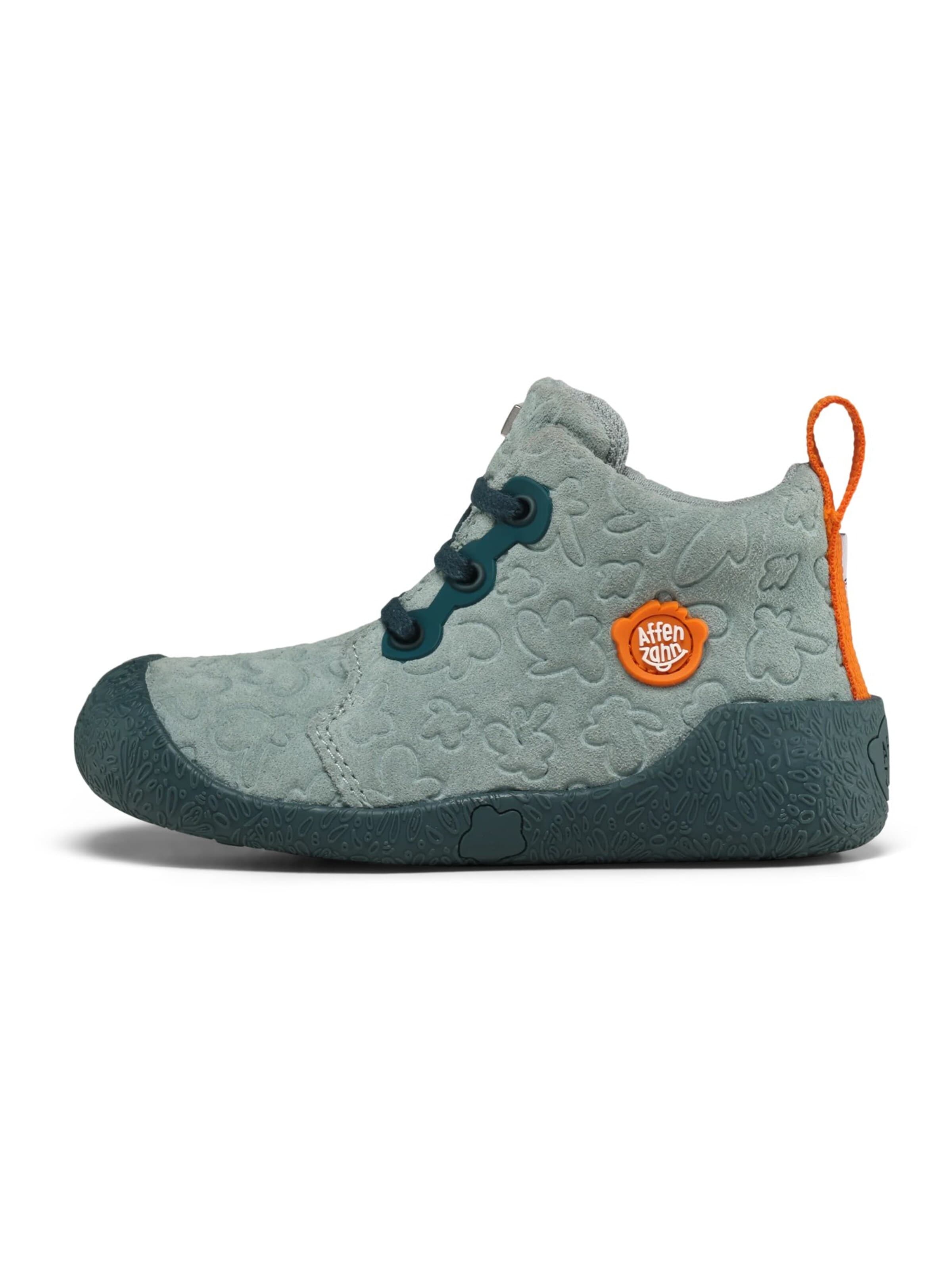 Affenzahn Lauflernschuh 'Leder Starty Leder Starty'‌‌ in Blau: Vorderseite