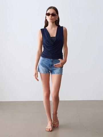 Dilvin Blouse in Blue