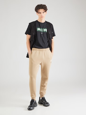 Tapered Pantaloni de la Nike Sportswear pe bej