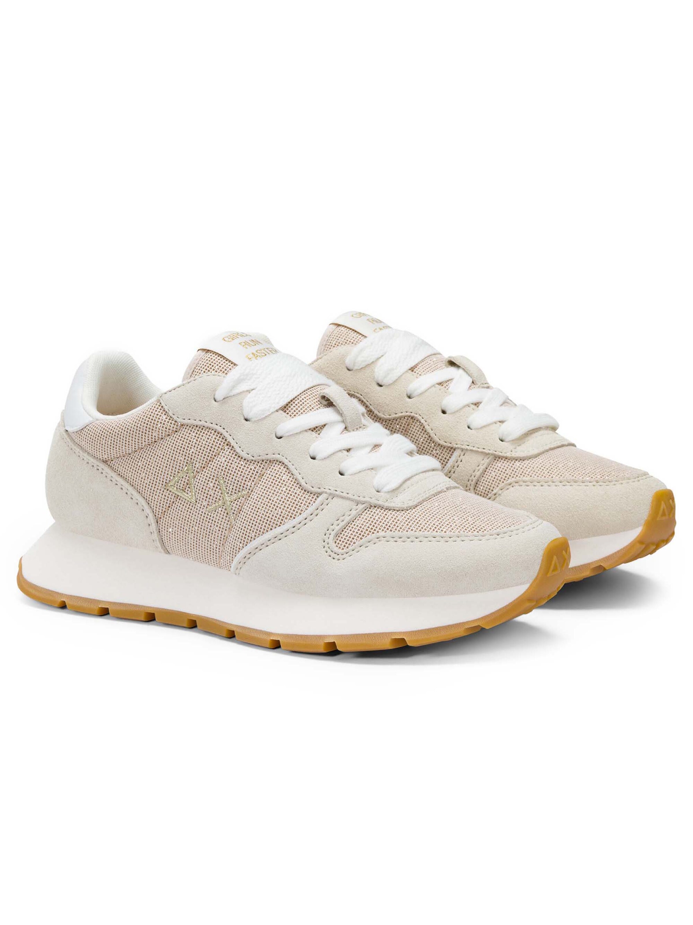 SUN68 Platform trainers 'Ally' in Beige