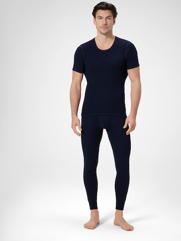 Ammann T-Shirt ' Organic Feinripp Thermo ' in Blau