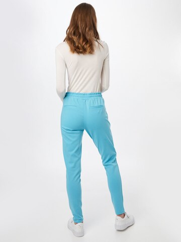 ICHI Slim fit Trousers in Blue