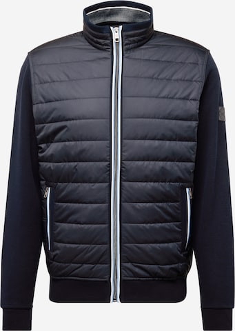 bugatti Sweatvest in Blauw: voorkant