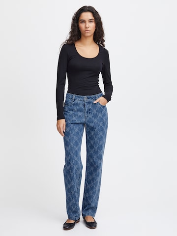 ICHI Regular Jeans 'ASKI' in Blau