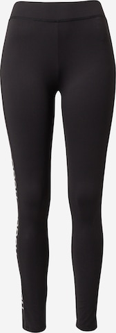 HUGO Red Skinny Leggings 'Neflective' in Black: front