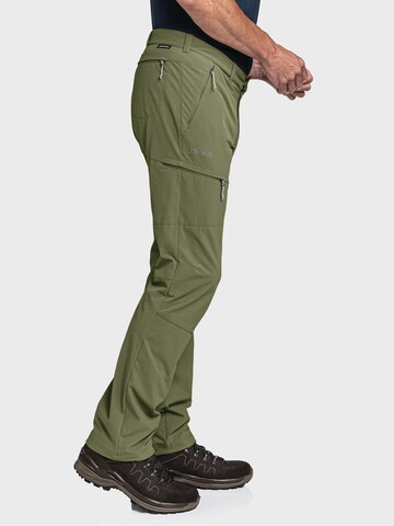 Regular Pantalon outdoor 'Koper1' Schöffel en vert
