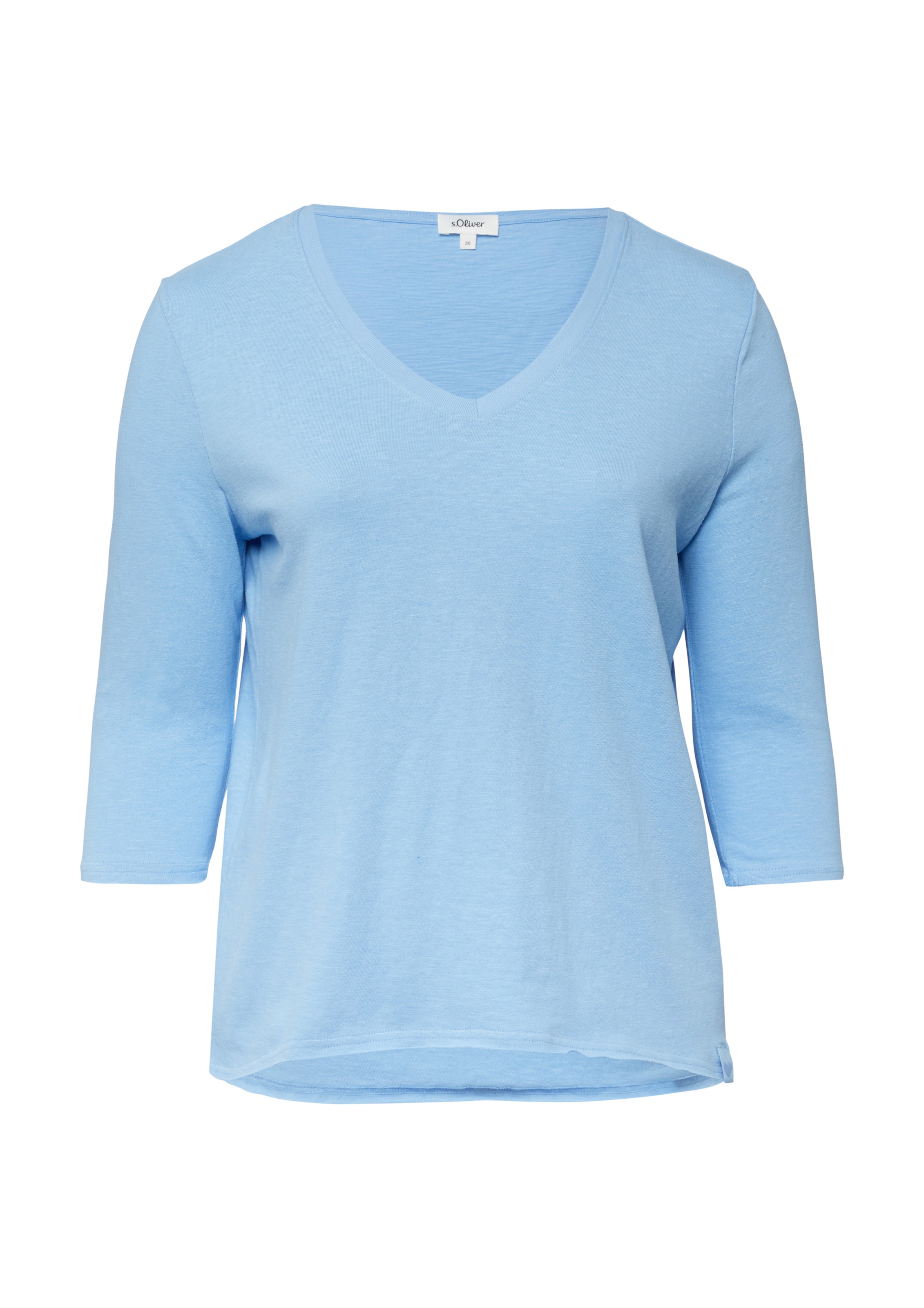 s.Oliver Shirt in Blauw: voorkant