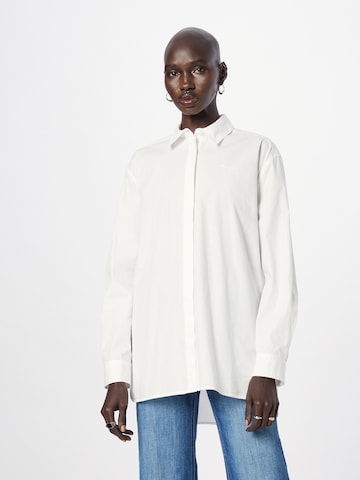 Chemisier 'FALANA' Pepe Jeans en blanc : devant