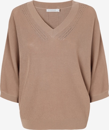 smėlio TATUUM Megztinis: priekis