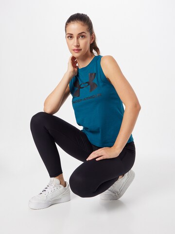 UNDER ARMOUR Sportovní top – modrá