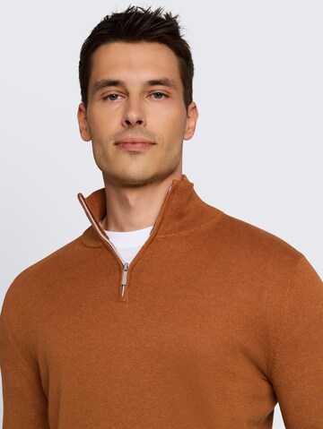 TOM TAILOR Pullover in Braun